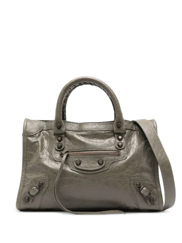 ☆韓国の人気☆【BALENCIAGA】☆SMALL VILLE TOTE BAG☆ Balenciaga Small Le City Tote Bag | Green | FARFETCH HK