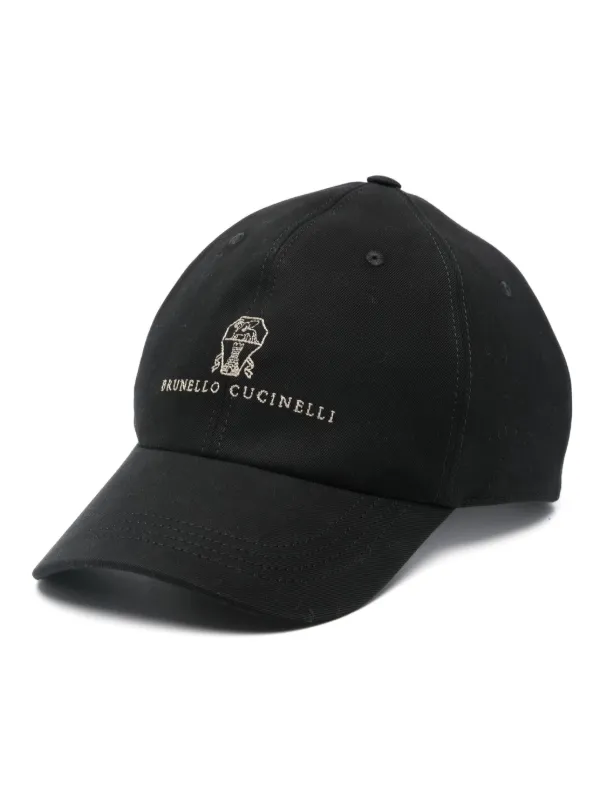 Pre-owned BRUNELLO CUCINELLI Letter Embroidered Baseball Cap Brunello Cucinelli Embroidered Letter Baseball Cap - Soft  main image 4