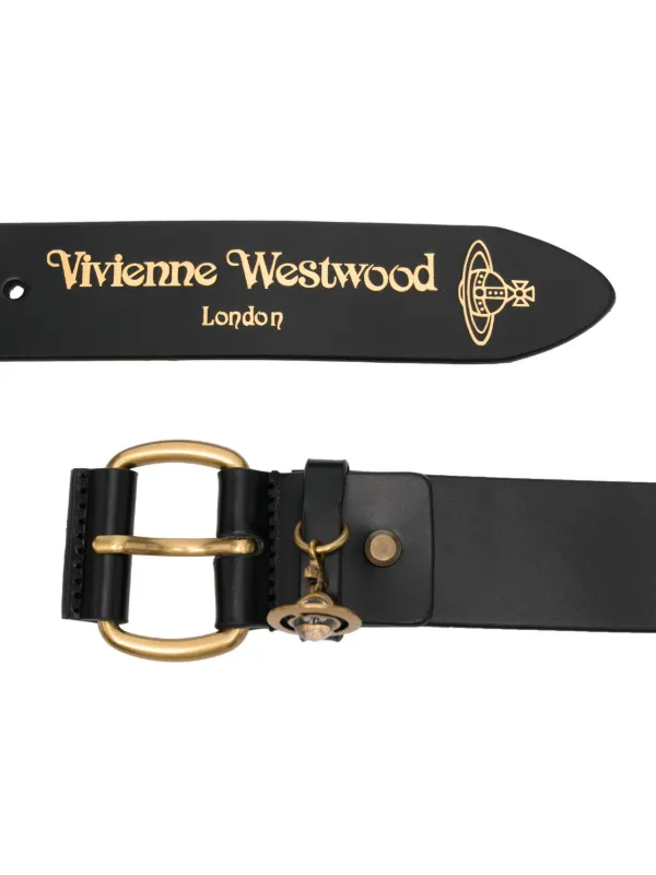 Vivienne Westwood Alex チャーム ベルト | ブラック | FARFETCH JP
