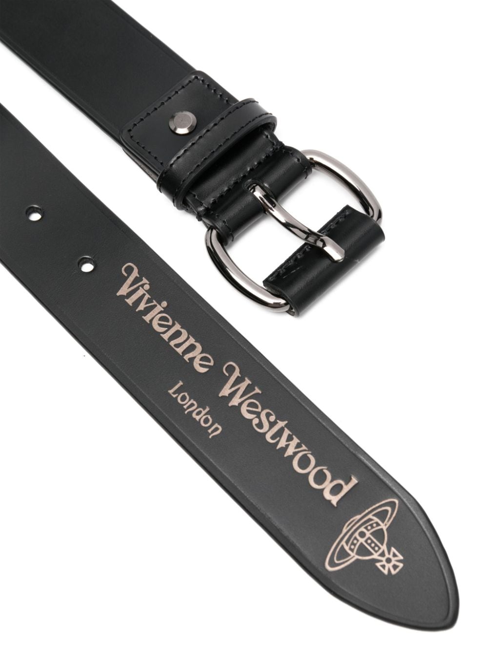 Vivienne Westwood Roller Buckle belt - Zwart