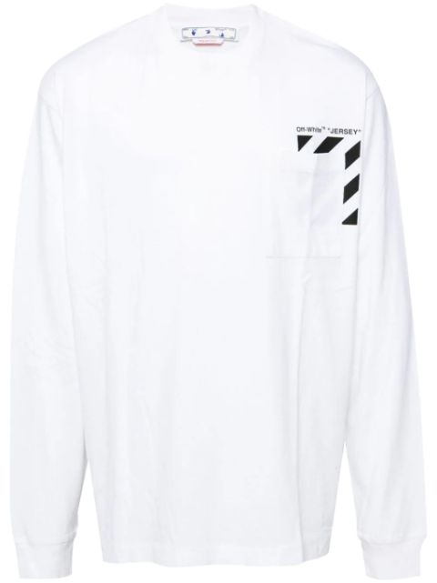 Off-White logo-print cotton T-shirt Men