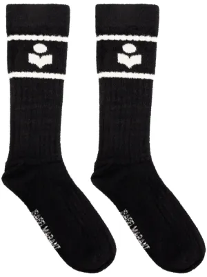 【ISABEL MARANT】Logo Socks/追跡+関税+全国送料込み Designer Socks for Women | ISABEL MARANT Official Online Store