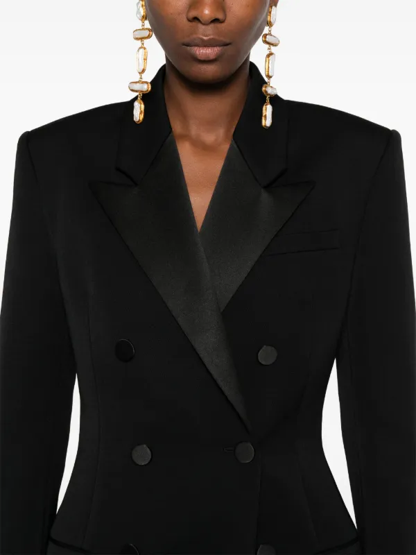 Saint Laurent Wool Blazer | Black | FARFETCH