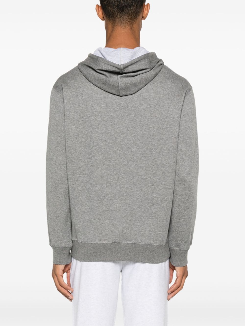 Shop Brunello Cucinelli Jersey Hoodie In Grey