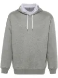 Brunello Cucinelli jersey hoodie - Grey