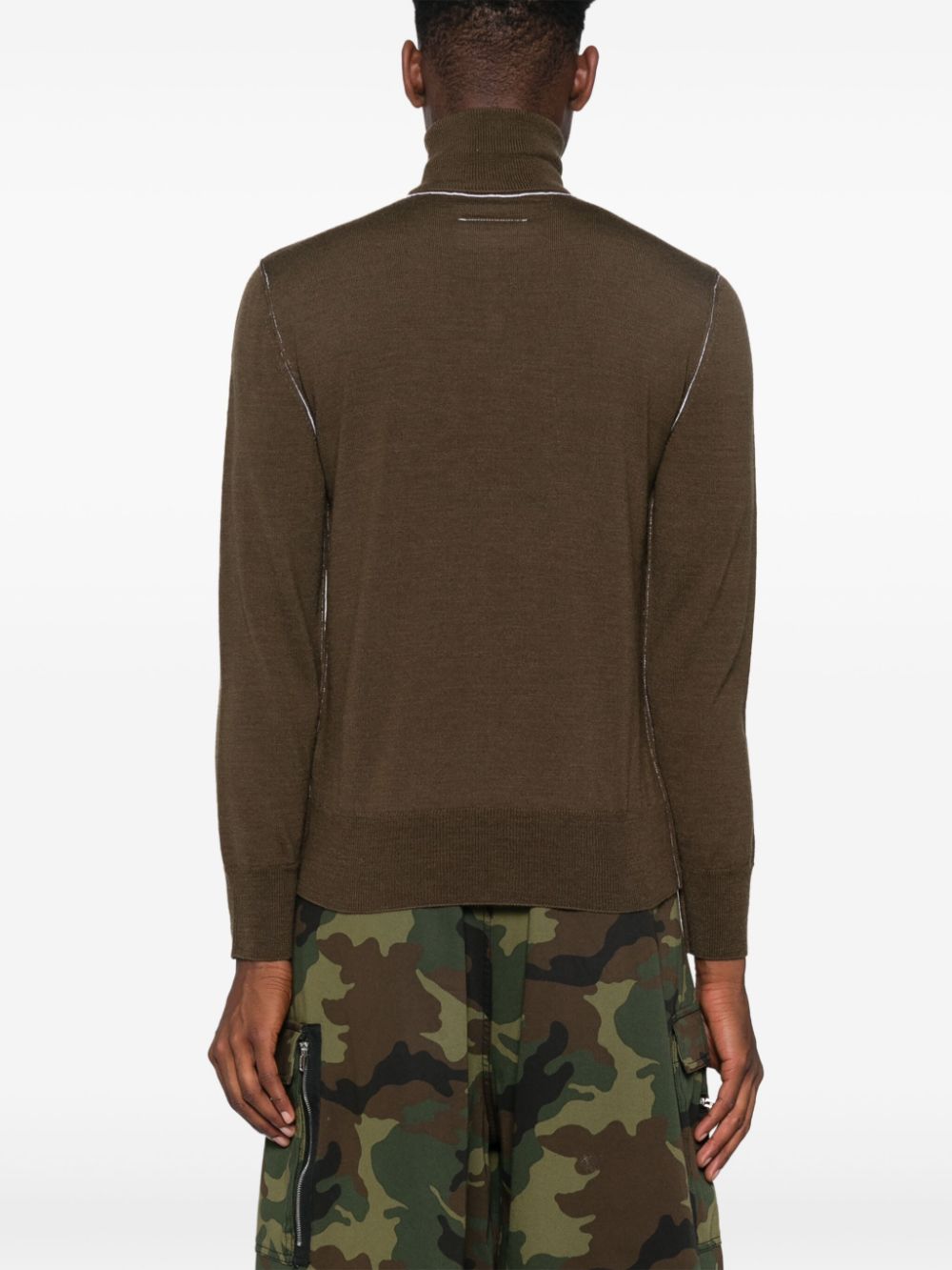 MM6 Maison Margiela raised-seam sweater Men