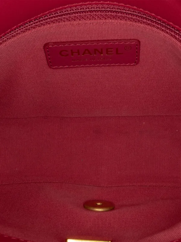 CHANEL ピンク キルティング ショルダーバック CHANEL Pre-Owned 2021-2023 Dynasty キルティング フラップ