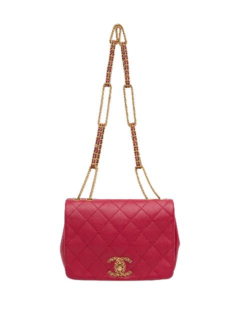 HOT SALE CHANEL 2021-2023 Quilted Lambskin On And On Flap shoulder bag Women