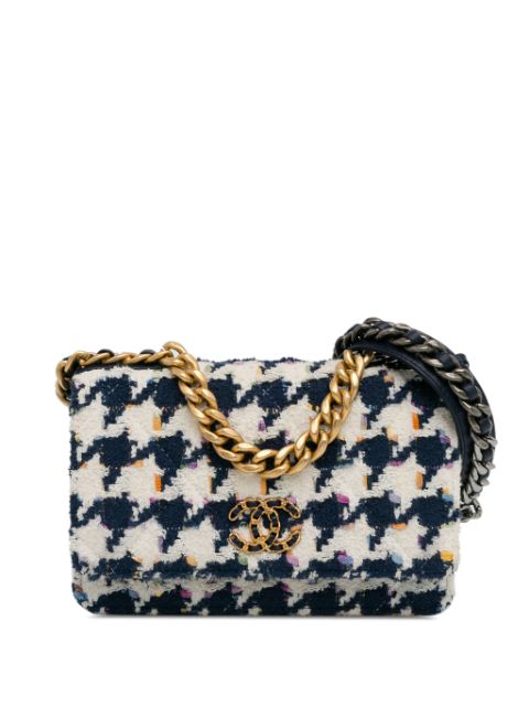 HOT SALE CHANEL 2020 Tweed 19 Wallet On Chain satchel Women