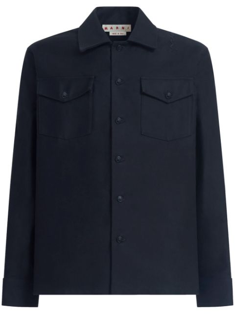 Marni twill shirt Men