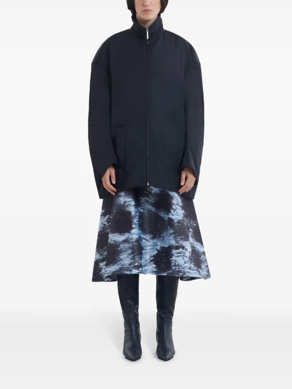 Marni high-neck zip-up Bomber Jacket | Black | FARFETCH