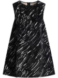 Marni abstract mini dress - Black