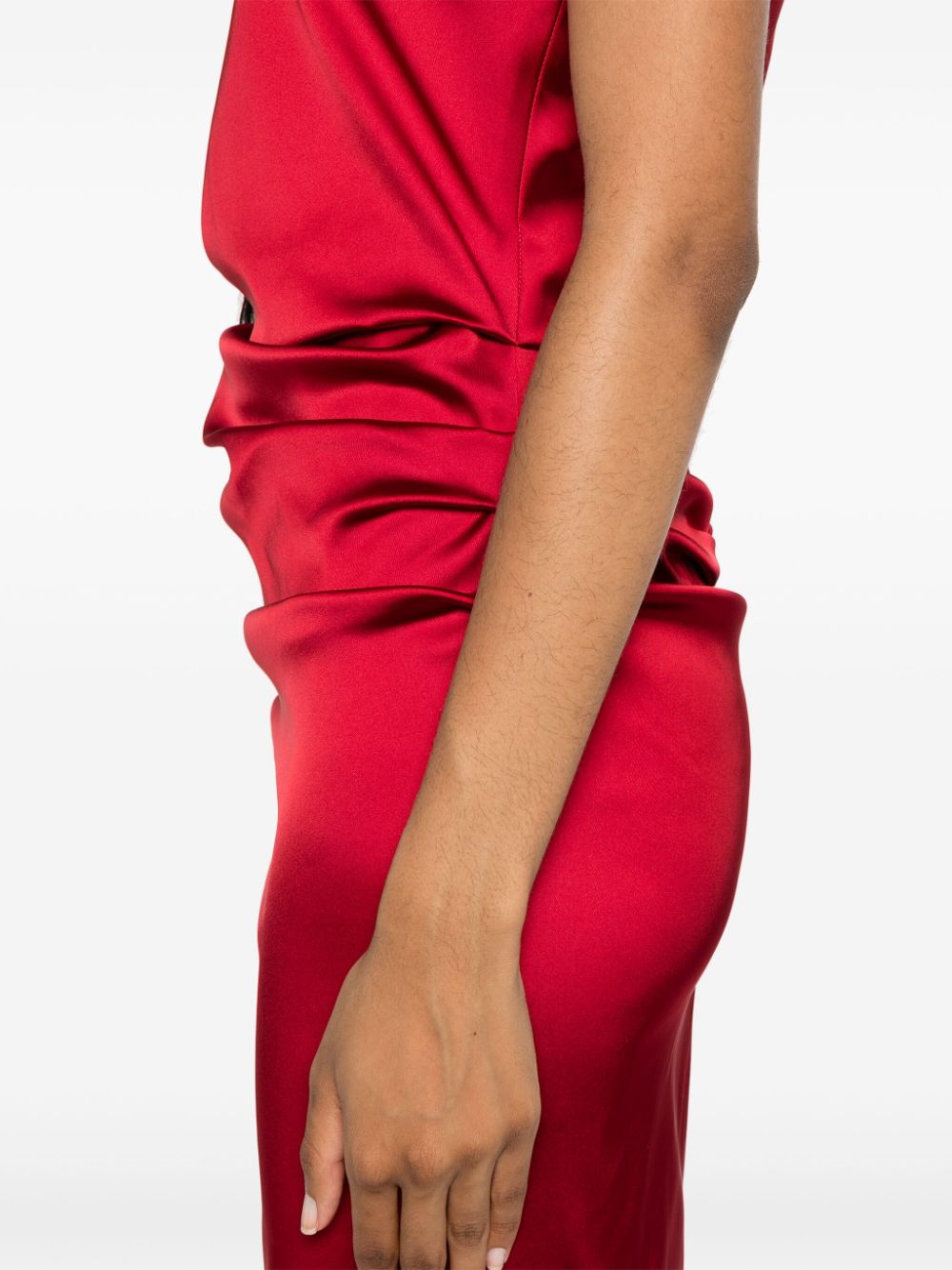 Shop Max Mara Rea Gown In Red