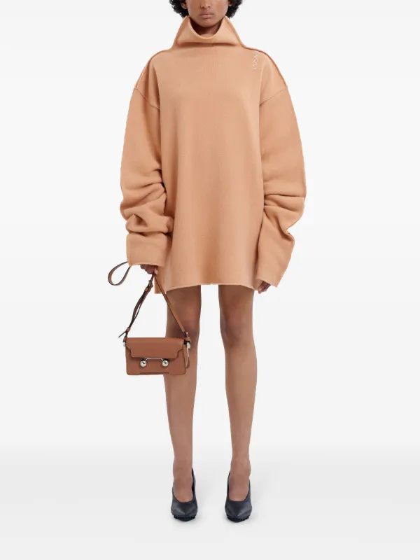 Marni Trunkaroo ショルダーバッグ ミニ 〜玉城ティナさん着用〜 グリーン クリーム ブラウン レザー製 Trunkaroo ミニショルダー
