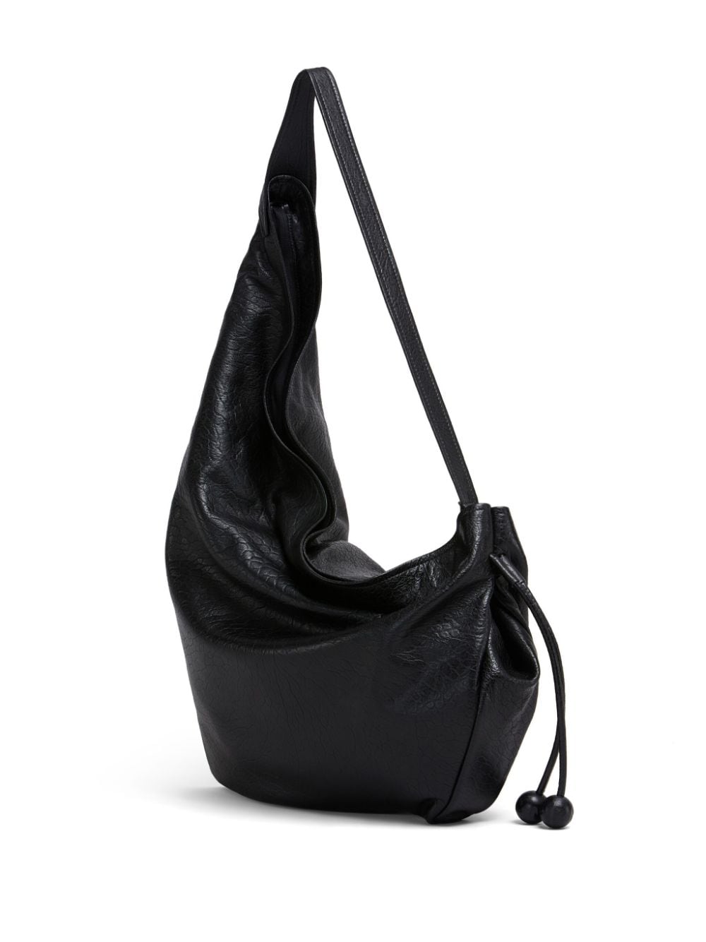 Marni leather shoulder bag - Zwart