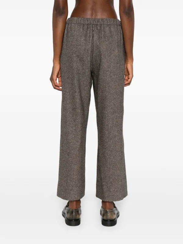 パンツ Max Mara SS25 MINA BALOON TROUSERS (2511131042600 001) S Max Mara Mina Trousers | Brown | FARFETCH