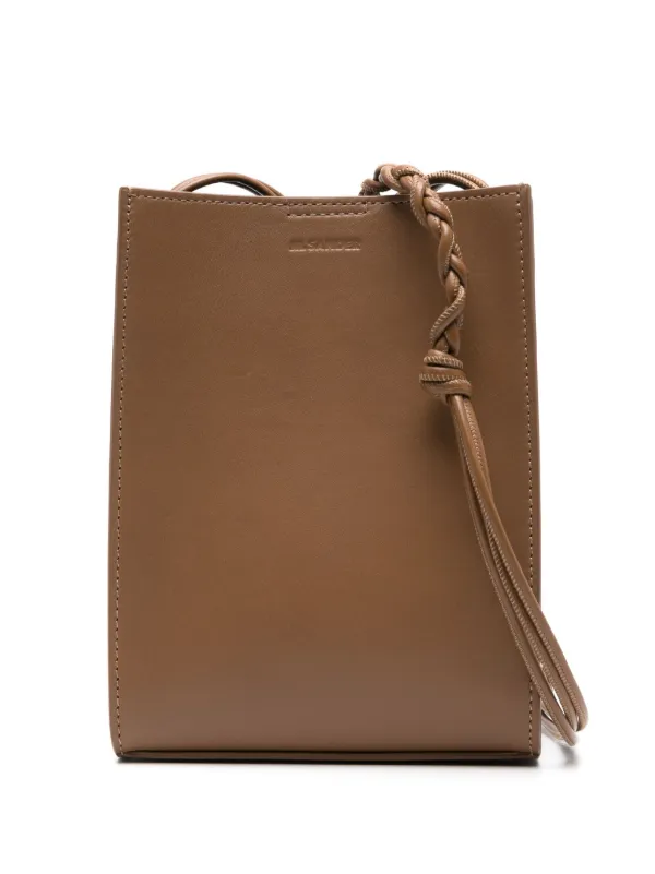 ◇Jil Sander◇ Women's Small Tangle Shoulder Bag Brown JSMU8 Jil Sander Tangle Small Jsmu840080 Leather Brown Smartphone