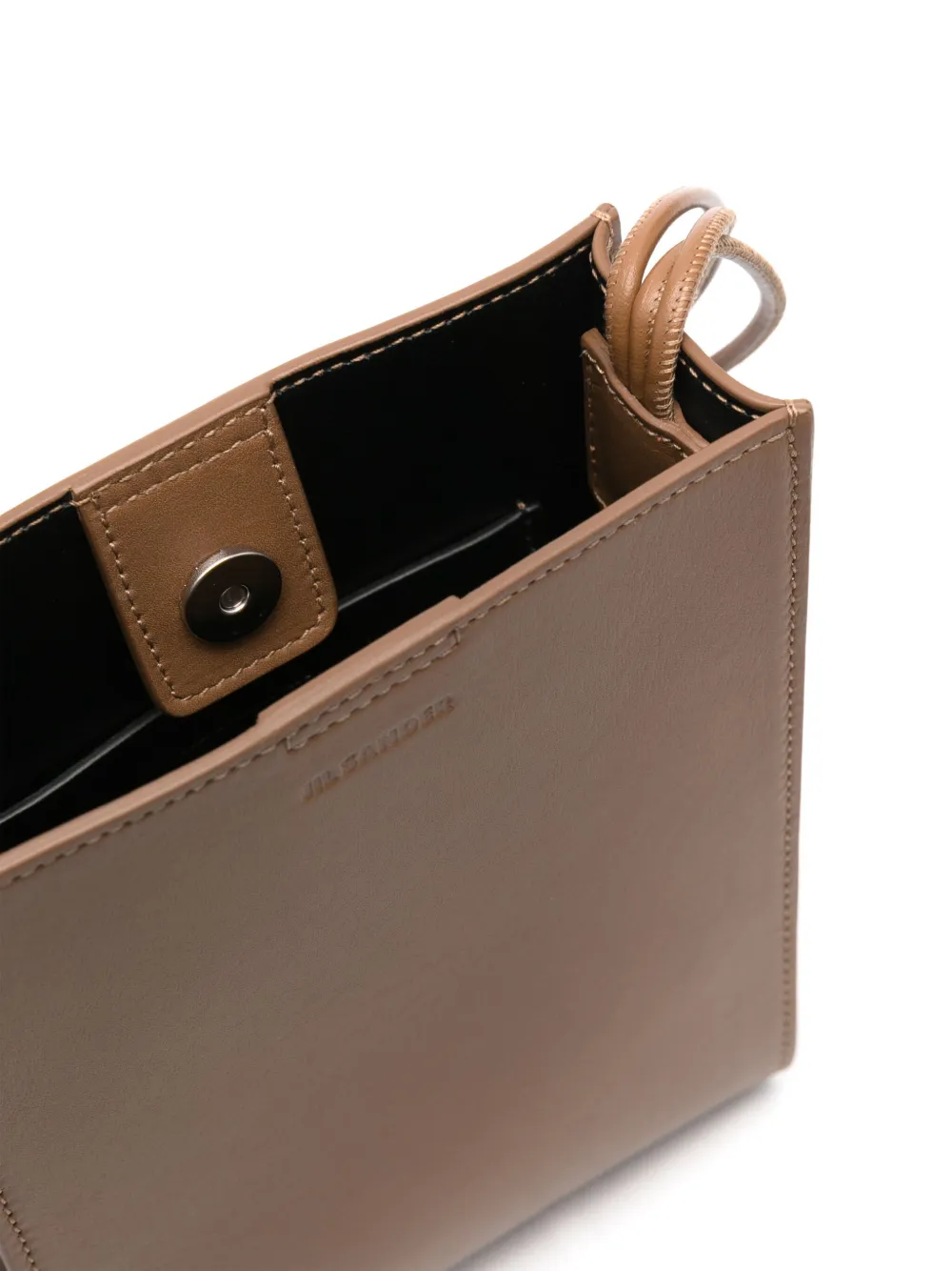 Jil Sander Tangle kleine schoudertas Bruin