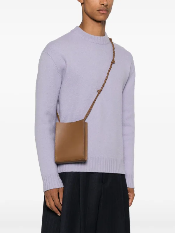Jil Sander Small Tangle Shoulder Bag | Brown | FARFETCH ID