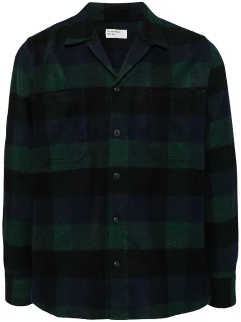 Universal Works Camisa com efeito escovado