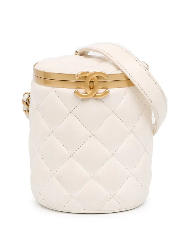 CHANEL Pre-Owned 2021-2023 キルティング ショルダーバッグ S