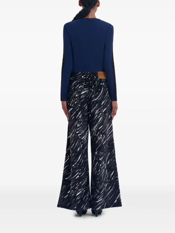 MARNI ワイドパンツ Marni ワイドパンツ | ブラック | FARFETCH JP