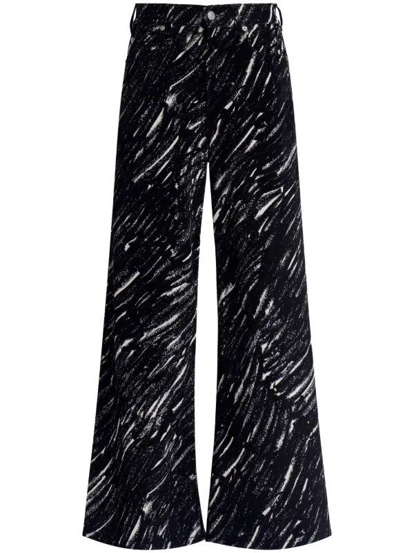 MARNI ワイドパンツ MARNI - COTTON CANVAS PANT / ワイドパンツ / バイカラー