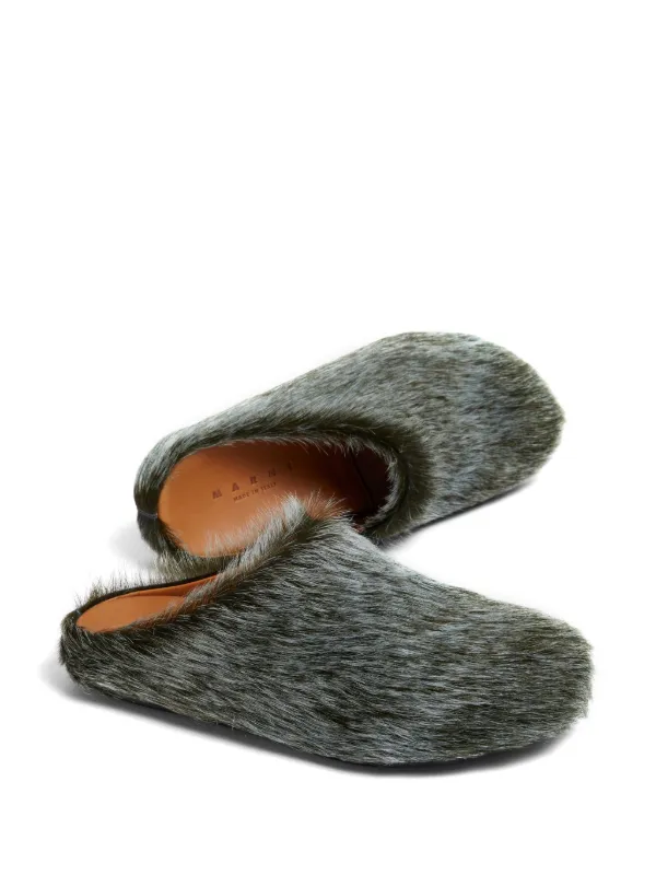 Marni Fussbett Sabot Mules | Blue | FARFETCH