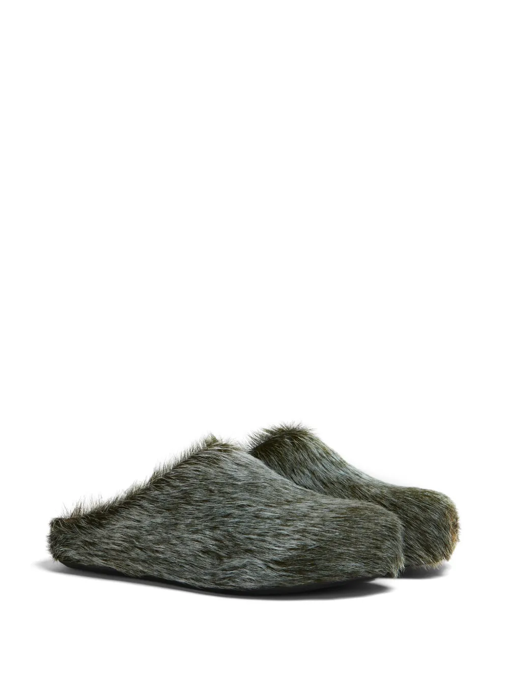 Marni Fussbett sabot mules Blue