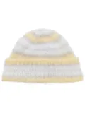 Marni striped beanie - Yellow