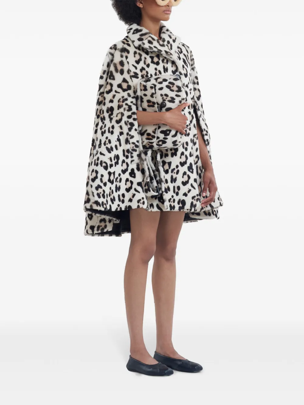 Marni leopard-print wool cape | Capes | Image 2