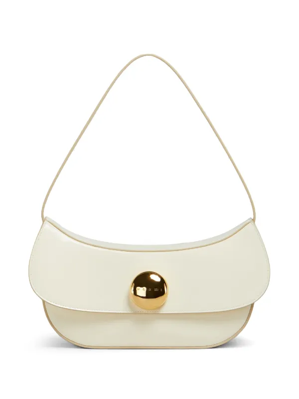 ショルダーバッグ・ポシェット Marni Small Shoulder Bag - Leather - White Marni Small Shoulder Bag Off White: Bold and Stylish - KADOU