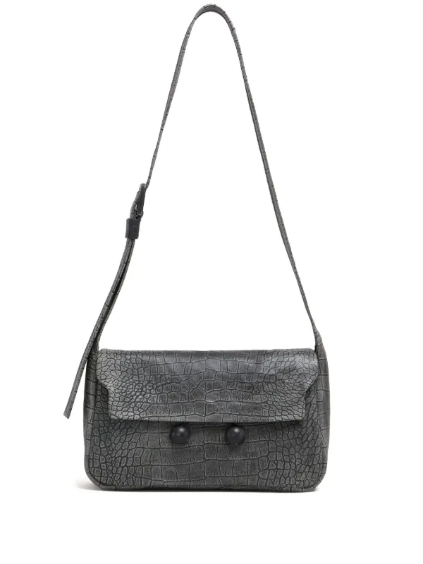 Marni レザーショルダーバッグ | ブラック | FARFETCH JP