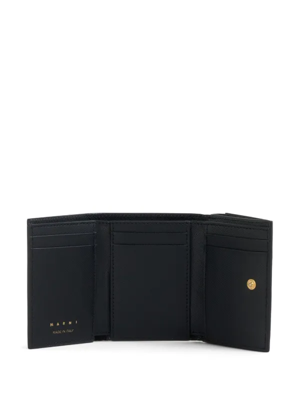 Marni 三つ折り財布 | ブラック | FARFETCH JP
