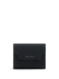 Marni tri-fold leather wallet - Black