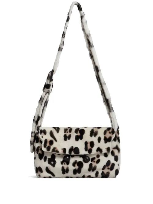 Sac porté épaule à imprimé animalier - Marni - Modalova