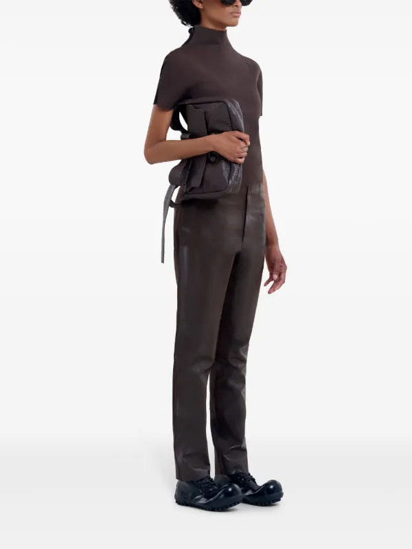Marni パネル ストレートパンツ | ブラウン | FARFETCH JP
