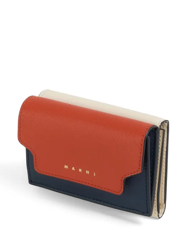MARNI 三つ折り財布 オレンジ Marni 三つ折り財布 | オレンジ | FARFETCH JP