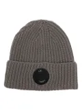 C.P. Company Lens-detail beanie - Brown