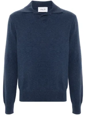 The Elder Statesman Simple セーター | ブルー | FARFETCH JP