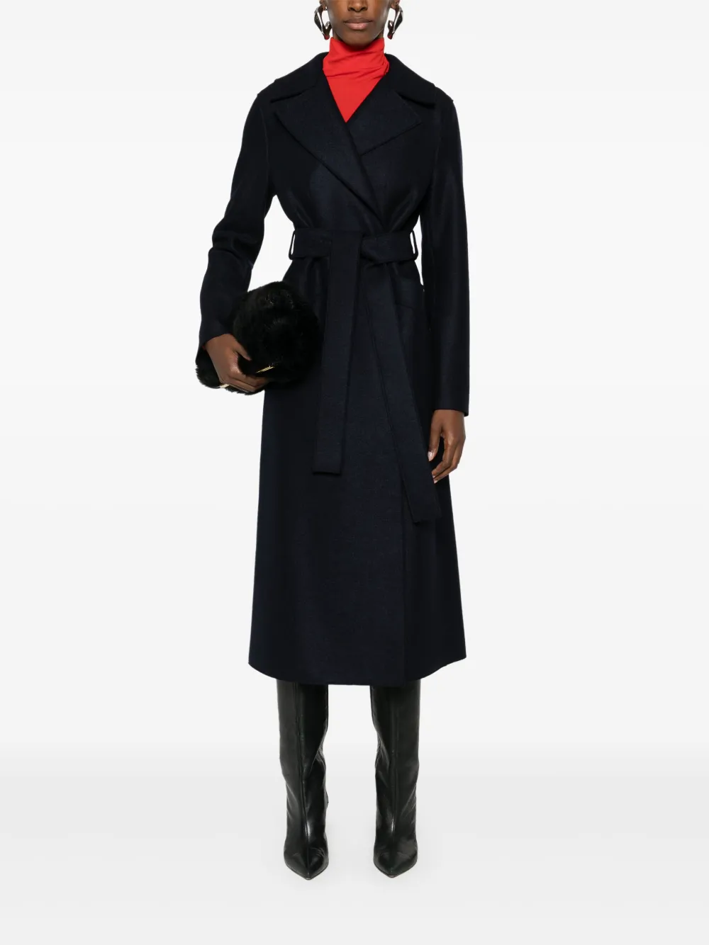 Harris Wharf London virgin wool coat - Blauw