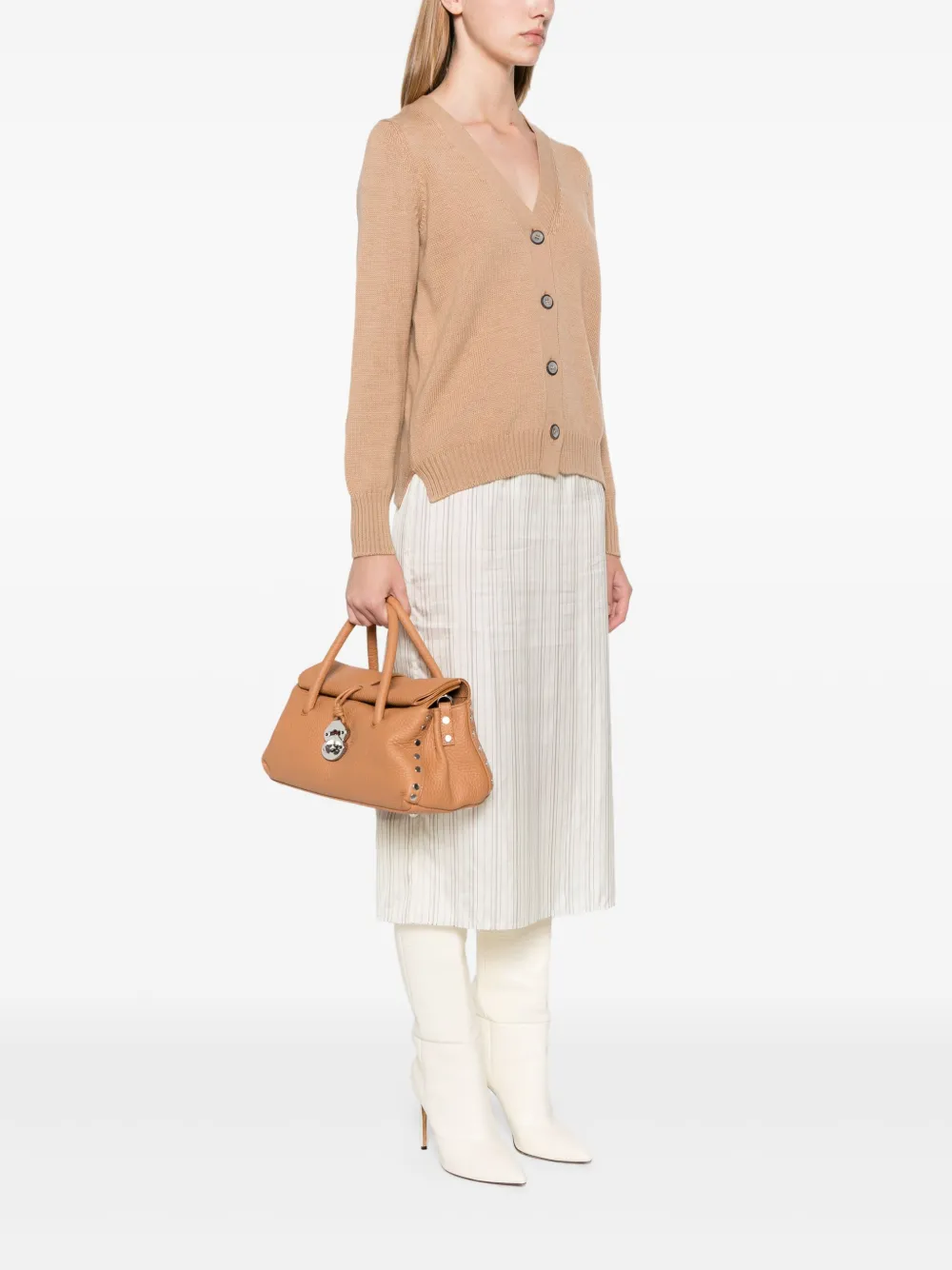 Zanellato Dotta Centauro kleine shopper - Bruin