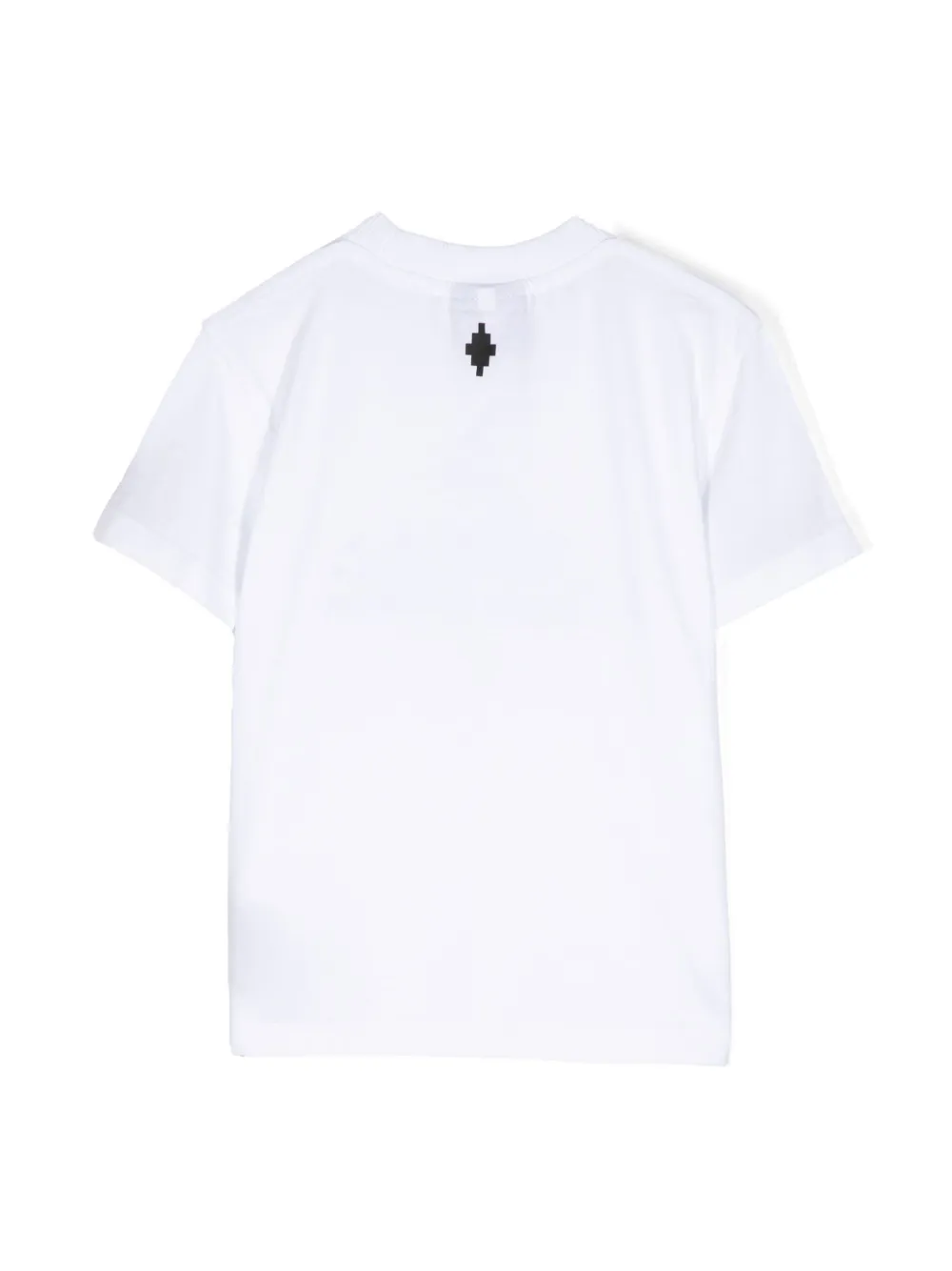 Marcelo Burlon County Of Milan Kids Katoenen T-shirt met logoprint Wit