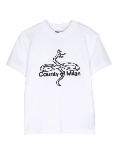Marcelo Burlon County Of Milan Kids graphic-print cotton T-shirt