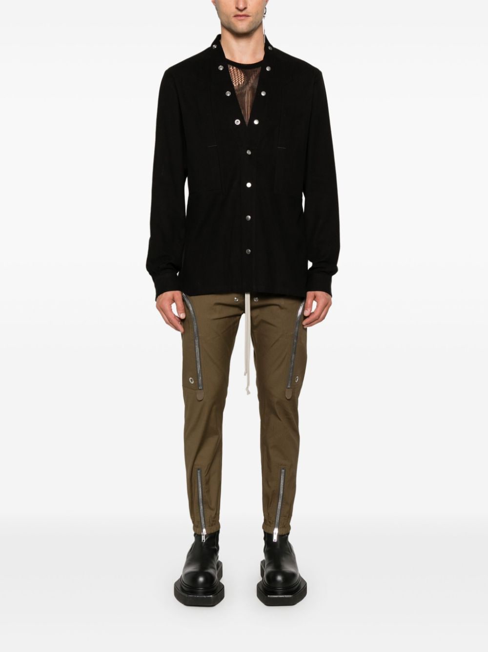 Rick Owens Larry shirt - Zwart