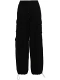 Patrizia Pepe fleece cargo pants - Black