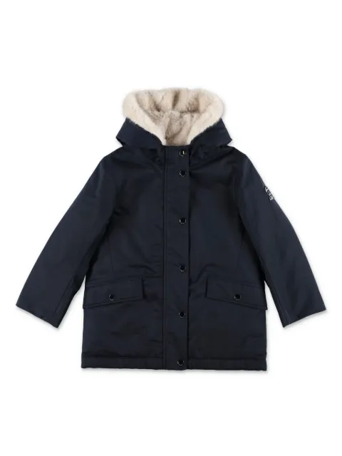 Bonpoint Gefütterte Jacke mit Logo-Patch