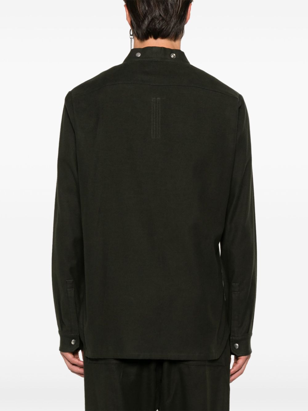 Shop Rick Owens Larry Shirt In Grün