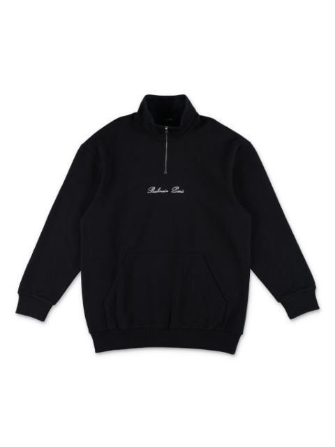 logo-embroidered sweatshirt 