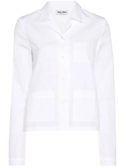 Miu Miu poplin shirt